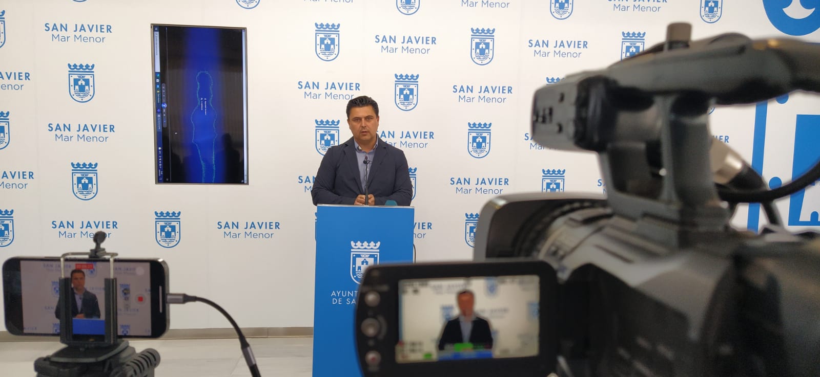 El alcalde de San Javier, José Miguel Luengo reclama al Estado frenar con urgencia el 